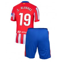 Atletico Madrid Julian Alvarez #19 Hemmatröja Barn 2024-25 Kortärmad (+ Korta byxor)